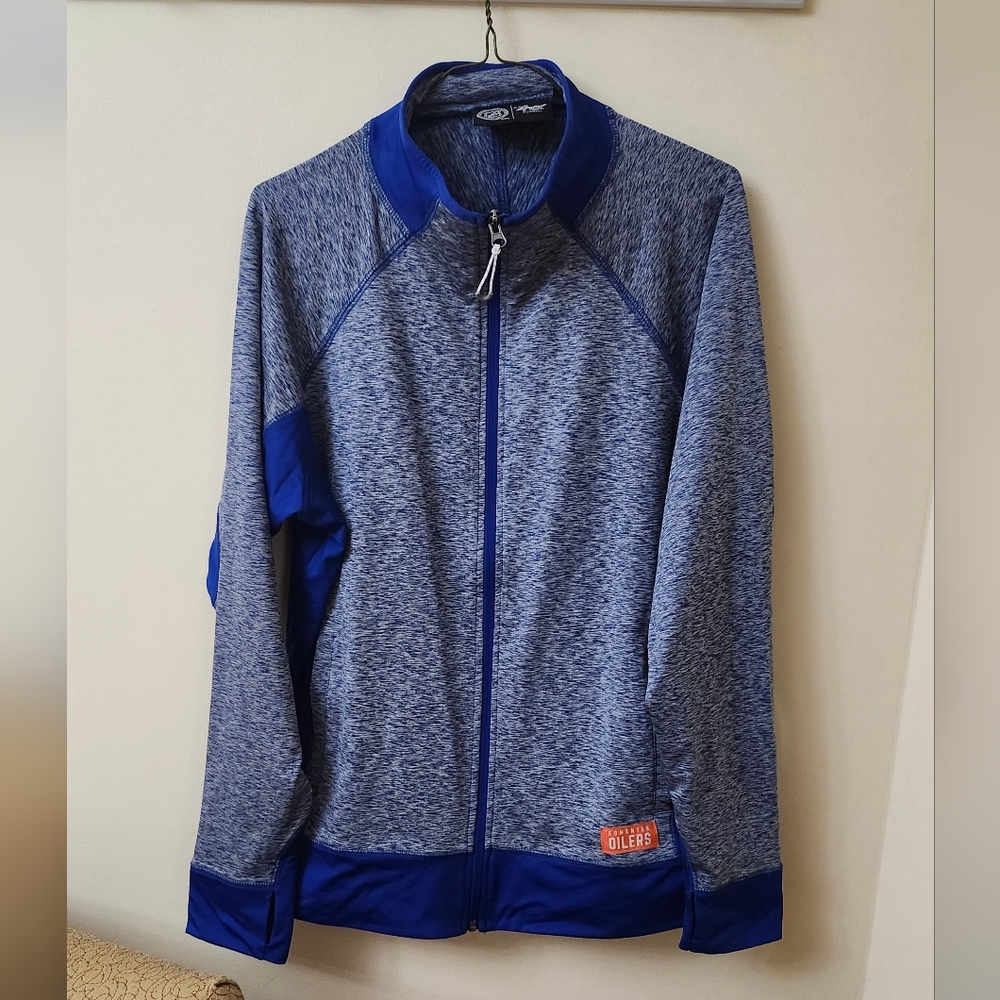 Women's G-III 4Her by Carl‎ Banks Blue Edmonton Oilers Top Ranking